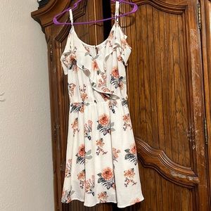 Cute cut out shoulder dress